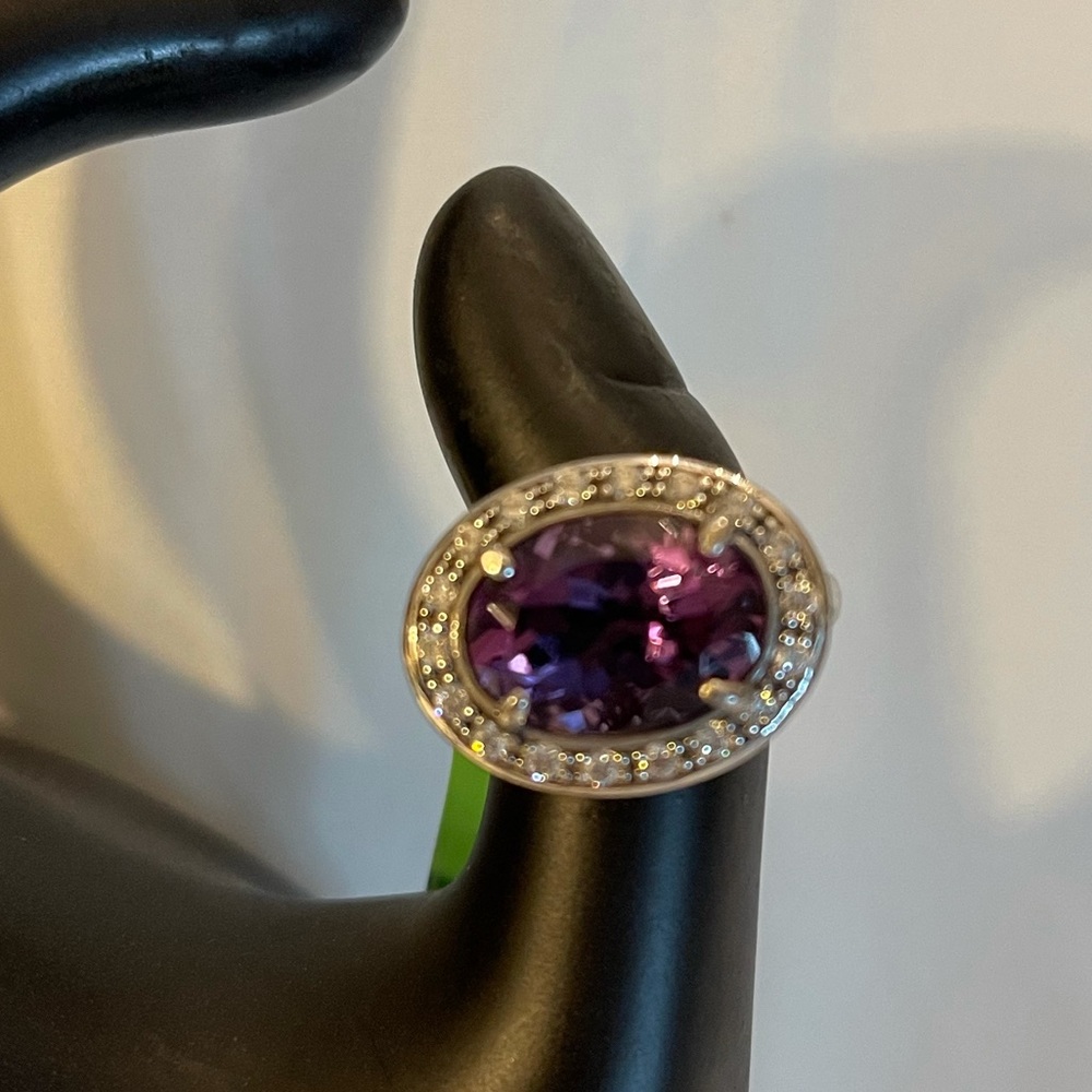Amethyst ring 5 carats